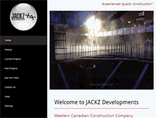 Tablet Screenshot of jackzdevelopments.com